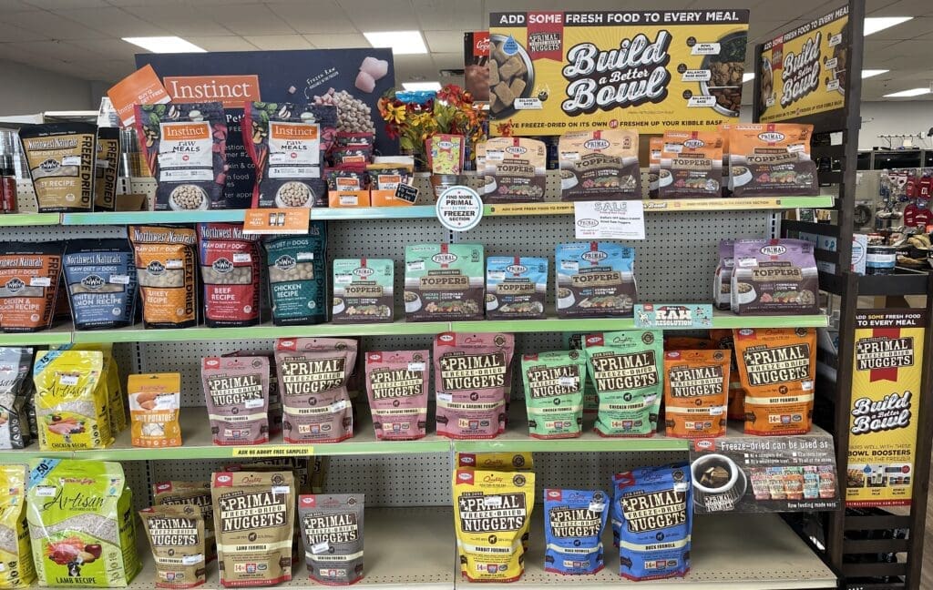Springdale FD Raw Area nutritional pet food